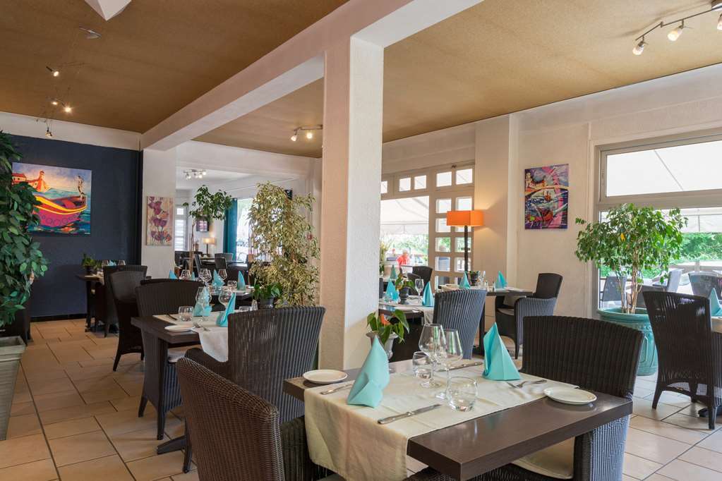 Hotel The Originals Perpignan Sud Le Grillon D'Or Ле Булу Ресторант снимка